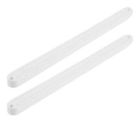 ifundom Rails de Tiroir 235 MM en Plastique Solide, Glissières de Guidage pour Meubles de Bureau et Armoires, Ensemble Deux Pièces Blanc à Montage Inférieur