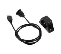 ifundom Rallonge de Câble USB 2.0 1 Mètre pour Tableau de Bord Voiture et Moto Mini Câble D'extension Micro USB Résistant pour Caméra Embarquée et Recharge Véhicule
