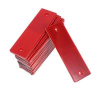 ifundom Réflecteurs Adhésifs Rouges Rectangulaires pour Camion et Remorque Lot de 12 Pièces Autocollants Réfléchissants Haute Visibilité Résistants aux Intempéries pour Sécurité