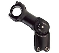 ifundom Rehausse de Potence de Vélo 31,8x90 MM à Angle Réglable | Alliage D’aluminium Noir, Stable et Facile à Installer, pour Vtt et Usage en Montagne