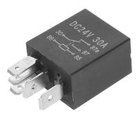 ifundom Relais Automobile 24V 30A 5 Broches pour Voiture, Relais de Démarrage Robuste, Coque Plastique Ignifugée, Commande Klaxon et Phares, Pièce de Rechange Fiable pour Véhicules