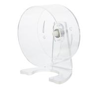ifundom Roue Exercice Silencieuse Transparente pour Petits Animaux Roue Hamster avec Support de Course pour Souris Gerbilles et Rongeurs