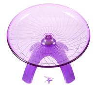ifundom Roue Silencieuse pour Hamster et Petits Rongeurs Grosse Roue d'exercice Violet pour Chinchilla Hérisson Souris d'Activité pour Animaux de Compagnie