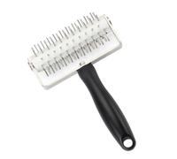 ifundom Rouleau à Pizza Docker Cuisine Noire en Acier Inoxydable Poignée Confortable, Outil Pratique pour Pâte à Tarte