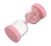 ifundom Sablier de Bain 45 en Verre Étanche Base Antidérapante Minuteur Sauna Accessoire Spa Pratique pour Salle de Bain Détente et Contrôle Précis du Temps