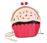 ifundom Sac Bandoulière Créatif Motif Glace Gâteau Léger et Résistant Pochette Unique pour Femmes Cadeau Original et Polyvalent