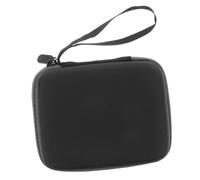 ifundom Sac De Rangement pour Médiators De Guitare Portable Nylon Noir Pochette Multifonction pour Accessoires De Guitare Acoustique Et Basse Pratique pour Voyage Et Usage Extérieur
