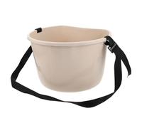 ifundom Seau à Engrais en Plastique Blanc 10 Kg Épandeur Manuel Multifonction pour Fertilisation et Cueillette de Fruits Petit Seau de Récolte Léger pour Jardin et Ferme