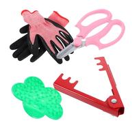 ifundom Sécateur Ciseaux à Fleurs Coupe-Fleurs pour Tiges Outils pour Enlever Épines Ensemble pour Bonsaï Outils à Main De Jardinage De Jardinage