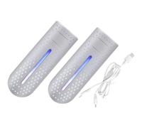 ifundom Sèche-Chaussures Électrique USB Blanc Lumière UV Séchoir à Chaussures Compact et Rapide Déshumidificateur Portable pour Maison Dortoir et Usage Hivernal Chauffe-Bottes Sûr et