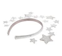 ifundom Serrage-Tête Étoile Scintillant Pailleté 1 Pièce Accessoire Cheveux Fête Noël Carnaval Anniversaire Bandeau Princesse Confortable Élastique Doux