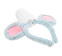 ifundom Serrage-Tête Oreilles de Souris Toque de Chef Blanche, Accessoire de Cosplay pour Fêtes et Spectacles, Serrage-Tête Confortable et Résistant pour Adultes