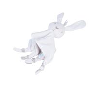 ifundom Serviette Apaisante pour Bébé en Peluche Lapin, Serviette Douce et Interactive, Matériau Respectueux Peau, pour -nés et Jeunes Garçon et Filles, Présent Naissance