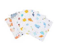 ifundom Serviettes Carrées Utilisables en Serviettes Visage et Main à Six Couches Lot de 5 en Coton Légères et Résistantes pour Garçon et Filles pour Bébés et Garçon et Filles