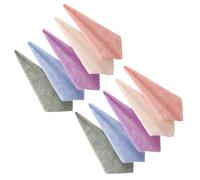 ifundom Serviettes Démaquillantes en Microfibre 10pcs, Lavables en Machine, Fibre de Polyester Douce, Visage la Maison Voyage Couleur Aléatoire Style Plusieurs styles