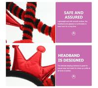 ifundom Set Accessoires Costume Coccinelle Bandeau et Lunettes Ladybug Créatifs et Confortables pour Fête Carnaval Déguisement et Adulte