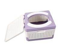 ifundom Siège Toilette Portable Pliable Adulte Voiture Toilettes Camping Pliables Remplacement Voiture Boîte Rangement Voyage Récipient Voyage