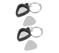 ifundom Silicone Guitar Pick Holder Keychain Compact Keyring For Musicians Daily Practice And Performances