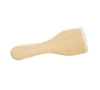ifundom Spatules en Bois de Hêtre 4 Pièces 12,5 X 4,5 Cm Antiadhésives Résistantes la Chaleur Cuisine Domestique, Pelle à Beurre Compacte pour Mélanger, Servir et Protéger Poêles