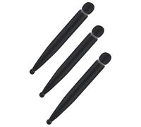 ifundom Stylo D'acupression Manuel Lot de 3 Bâtons de Massage Noirs, Tige Compacte pour Points D'acupuncture et Soulagement Musculaire, Outil de Massage Pratique pour Maison et Voyage