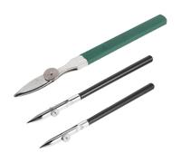ifundom Stylo de Dessin Technique Réglable 3 Pièces en Métal et Plastique pour Artistes, Compatible Multisurface Intégration de Liquide de Masquage, pour Croquis et Projets Artistiques