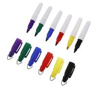 ifundom Stylos à balles de Golf 6Pcs, Anneau métallique Triangulaire, feutres à Pointe Fine, Mini Crochet en Fer, marqueurs permanents pour Balle de Golf, Identification précise de Balle