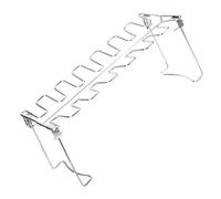 ifundom Support Barbecue Pliable Acier Inoxydable Rack Portable Multifonction pour Camping et Cuisine Extérieure Capacité Élevée pour Cuisses de Poulet et Grillades Variées