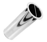 ifundom Support Brochettes Bbq Acier Inoxydable Tube de Rangement pour Brochettes à Hot Pot et Grillades Conteneur Métallique Résistant avec Poignée pour Réunions et Barbecues