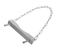 ifundom Support de Fixation de Bouteille d'Oxygène 40L en Fer avec Chaîne, Maintien Sécurisé pour Gaz Cylindrique en Laboratoire