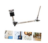 ifundom Support de Fixation pour Cymbales et Cloches à Vache Bras Extension Métallique avec Poignée Tournante Accessoire Multifonction pour Batterie Jazz Optimisation Espace Studio
