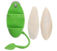 ifundom Support de Nourriture pour Oiseaux avec Étagère à Cuttlefish Accessoire Pratique pour Perroquets et Autres Oiseaux Support Os de Seiche
