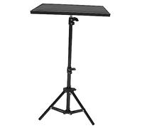 ifundom Support De Projecteur Pliable Réglable en Hauteur, Trépied pour Projecteur Plateau Triangulaire, Support pour Ordinateur Portable Et Tablette, Bureau Et Salle De Réunion