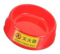 ifundom Support d'Extincteur Sol en Plastique, Socle Stable pour Extincteur Petit Format 2-4 Kg, pour Bureau et Commerce, Équipement de Sécurité Incendie