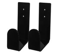 ifundom Support Mural en Acrylique Noir pour Clavier 2 Pièces, Rangement Pratique pour Bureau à Domicile et Espace Gaming, Compatible Divers Types de Claviers