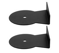 ifundom Support Mural Robuste pour Cadre d'escalade de Chat en Acier Inoxydable Noir, Lot de 2 Pièces, Fixation Murale Haute Résistance pour Accessoires d'escalade en Maison