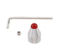 ifundom Support pour Diapason 8 mm en Alliage d'Aluminium Léger avec Anneau en Agate Rouge, Base Stable pour Accessoires de Yoga à Domicile et Méditation