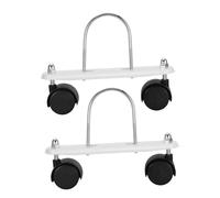 ifundom Support Robuste en Fer de U avec Pied Radiateur Pivotant pour Radiateur à Bain D'huile et Chauffeuse Extérieur, Accessoire Stable et Adapté pour Camping-Car