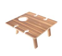 ifundom Table Pliante Portable pour Table de Pique Extérieure pour Jardin Terrasse et Camping Design Simple et Pratique pour Festivals et Moments Conviviaux