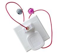 ifundom Tableau Activités pour Tout-Petits Panneau Plastique Éducatif avec Prises et Clochettes Développement Motricité Fine et Coordination Garçon Fille