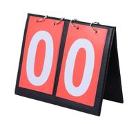 ifundom Tableau D'affichage à Deux Faces Design Simple Score Clair et Intuitif en PVC Bleu Facile à Ranger pour Basketball pour Activités Sportives