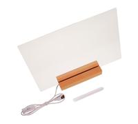 ifundom Tableau Effaçable à Sec en Acrylique Transparent pour Bureau et Maison, Léger et Polyvalent Design Simple et Élégant pour Notes et Messages