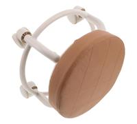 ifundom Tabouret de Beauté à roulettes Rond en PU Résistant pour Salon et Bureau à Domicile, Siège Bas Pivotant 360° avec Style Moderne et Design Chic