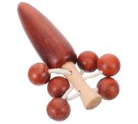 ifundom Tambour en Bois Traditionnel pour Bébé, Instrument de Percussion Portable à Main, Coloré, Sécurisé, Éveil Musical pour Tout-petit, Éducatif Sonore