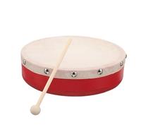 ifundom Tambour Main pour Garçon Fille Instrument Orff Portatif Musical Rythmique Polyvalent avec Maillet pour Éveil Musical et Activités Éducatives à Domicile et Classe