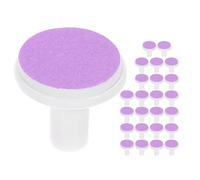 ifundom Tampons de Rechange pour Lime à Ongles Électrique Bébé, 24 Pièces Violet, Têtes de Meulage Universelles pour Tout-petits 6-12 Mois, Accessoires Sûrs et Solide pour Soins des
