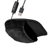 ifundom Tapis de Souris Chauffant USB Antidérapant Réglage Thermique 3 Niveaux pour Bureau et Ordinateur Portable en Hiver