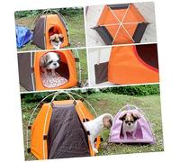 ifundom Tente Portable Pliable pour Animaux Tente Étanche Oxford pour Chiens et pour Intérieur et Extérieur Maison de Chien pour Petits Animaux Design Démontable et