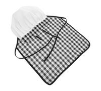 ifundom Tenue de Chef pour -Né 3-12 Mois avec Tablier et Toque en Fibres Acryliques Costume Mixte pour Séance Photo Bébé Vêtements Cuisine pour Petits Garçons et Filles