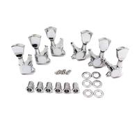 ifundom Têtes Mécaniques Chromées pour Guitare Lr Accordeurs de Cordes pour Guitares Électriques et Acoustiques Accessoires Banjo de Compatibles Cordes Acier