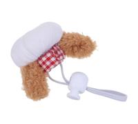 ifundom Toque de Chef Fait Main pour Petits Animaux de Compagnie Chapeau Ajustable en Tissu Léger et Respirant Taille Unique pour Hamsters, Cochons d'Inde et Lapins Accessoire d'halloween